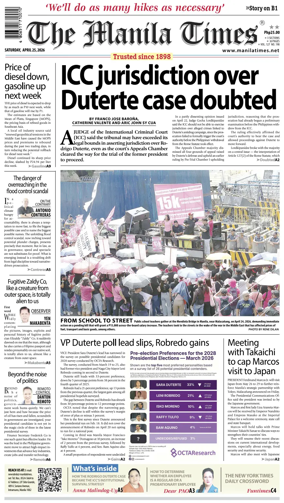 Cover of The Manila Times