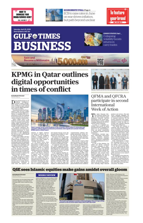 Cover of Gulf Times Business