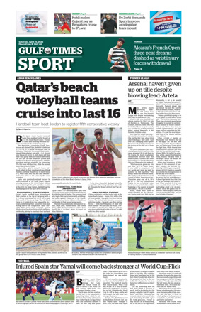 Cover of Gulf Times Sport