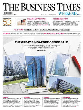 Cover of The Business Times