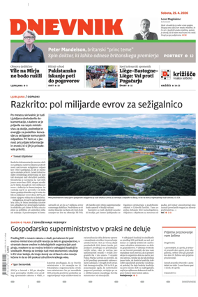 Cover of Dnevnik (Slovenija)