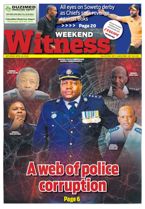 Cover of The Weekend Witness (South Africa)