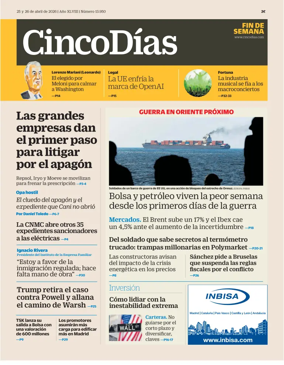Cover of Cinco Dias