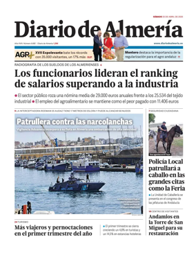 Cover of Diario de Almeria