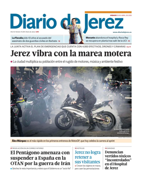 Cover of Diario de Jerez