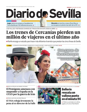 Cover of Diario de Sevilla