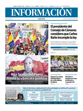 Cover of Diario Informacion