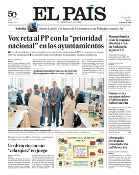 Cover of EL PAIS Catalunya