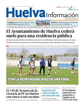 Cover of Huelva Informacion