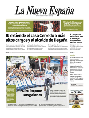 Cover of La Nueva Espana (Occidente)