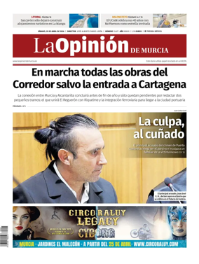 Cover of La Opinion de Murcia