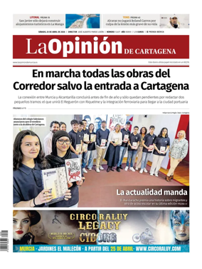 Cover of La Opinion de Murcia (Cartagena)