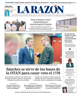 Cover of La Razon (Cataluna)