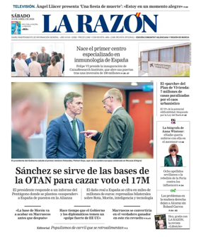 Cover of La Razon (Levante)