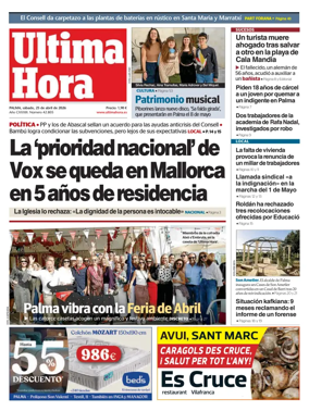 Cover of Ultima Hora