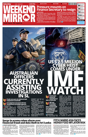 Cover of Daily Mirror (Sri Lanka)