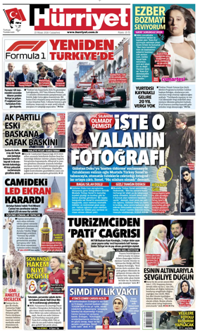 Cover of Hurriyet