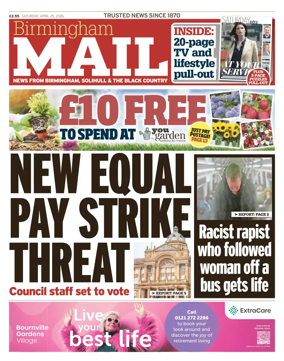Cover of Birmingham Mail