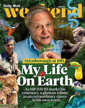 Cover of Daily Mail Weekend Magazine