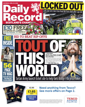 Cover of Daily Record