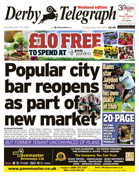 Cover of Derby Telegraph