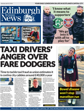 Cover of Edinburgh Evening News