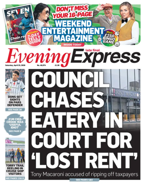 Cover of Evening Express