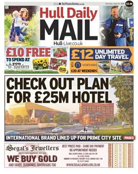Cover of Hull Daily Mail