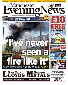 Cover of Manchester Evening News