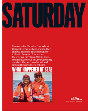 Cover of Saturday Magazine