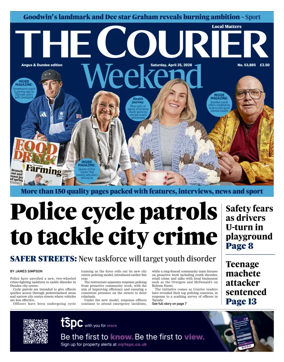Cover of The Courier & Advertiser (Angus and Dundee)