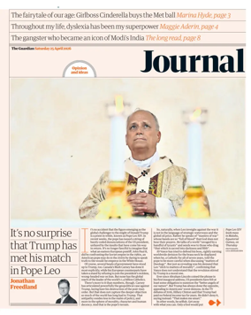 Cover of The Guardian e-paper Journal