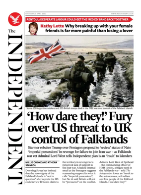 Cover of The Independent