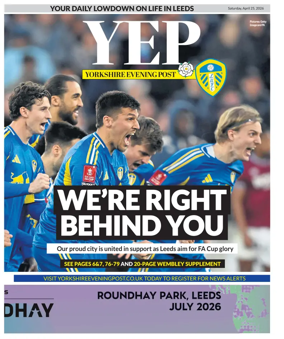 Cover of Yorkshire Evening Post