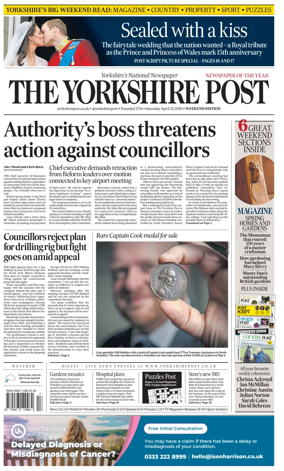 Cover of Yorkshire Post