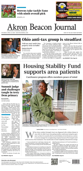 Cover of Akron Beacon Journal
