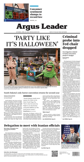 Cover of Argus Leader