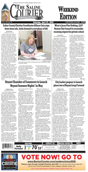 Cover of The Saline Courier Weekend