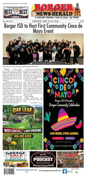Cover of Borger News-Herald