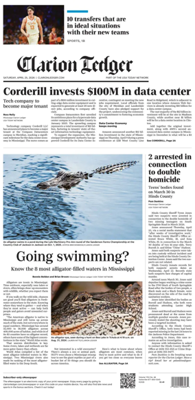 Cover of Clarion Ledger