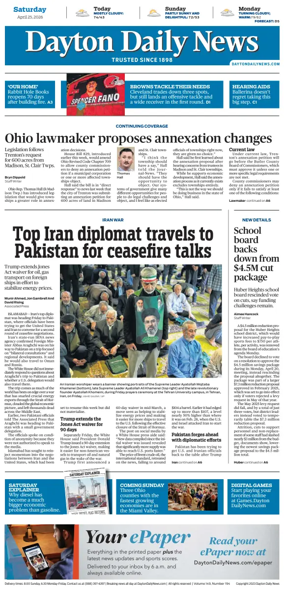 Cover of Dayton Daily News