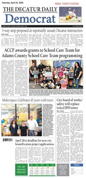 Cover of The Decatur Daily Democrat