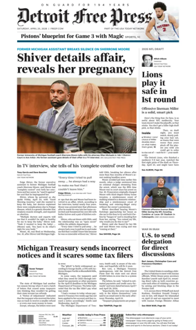 Cover of Detroit Free Press