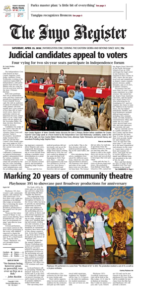 Cover of Inyo Register