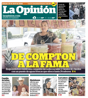 Cover of La Opinion
