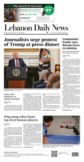 Cover of Lebanon Daily News