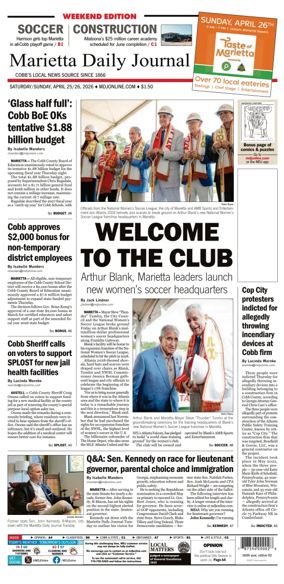 Cover of Marietta Daily Journal