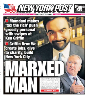 Cover of New York Post