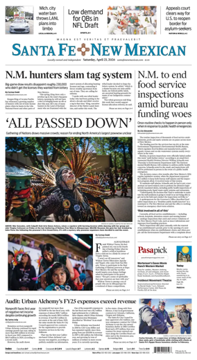 Cover of Santa Fe New Mexican