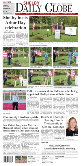 Cover of Shelby Daily Globe